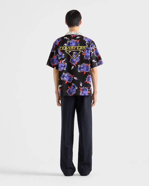 Timecapsule printed cotton shirt Timecapsule printed cotton shirt