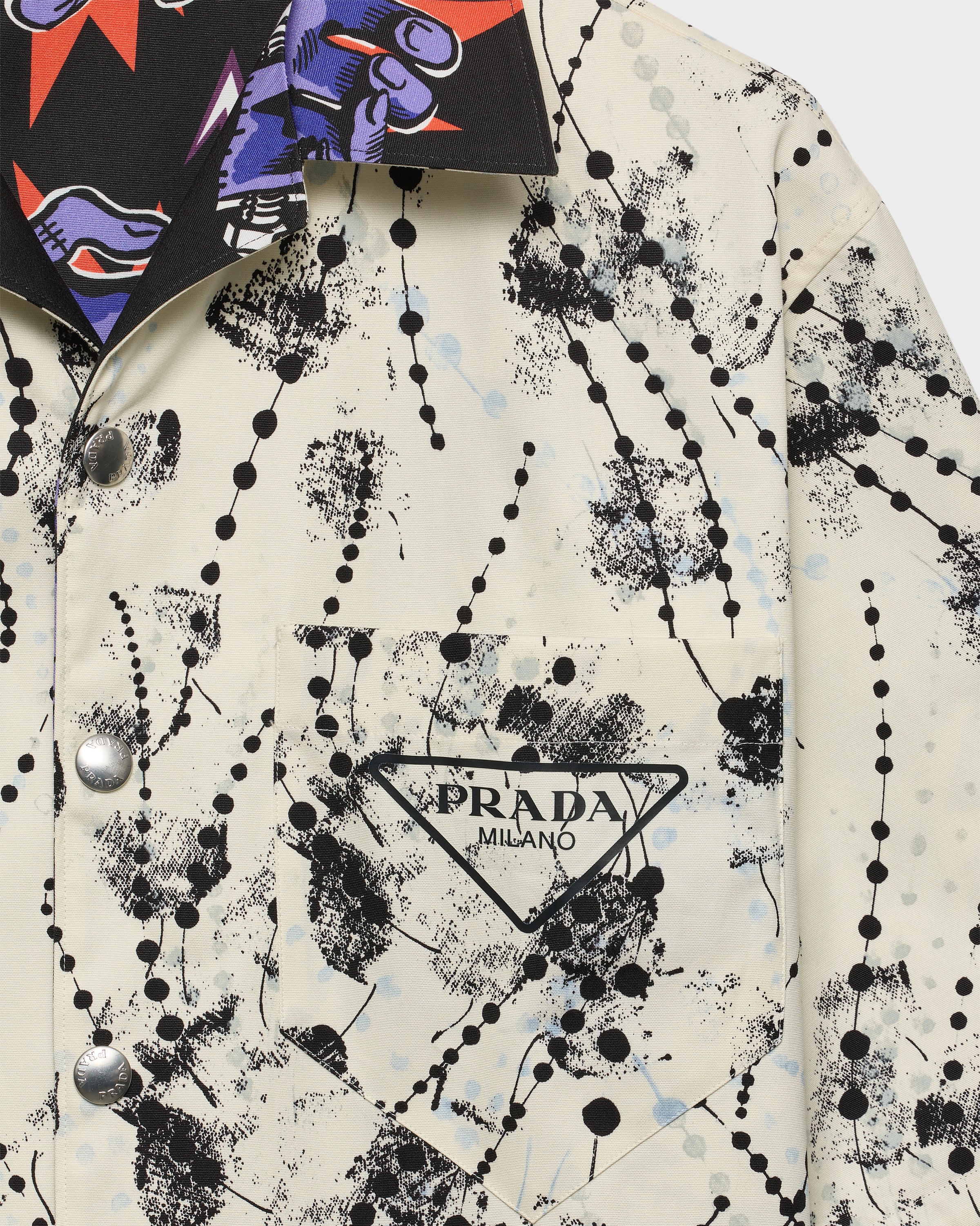 Timecapsule printed cotton shirt