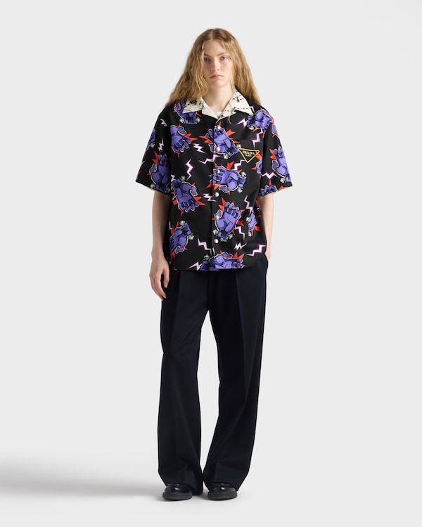 Timecapsule printed cotton shirt Timecapsule printed cotton shirt