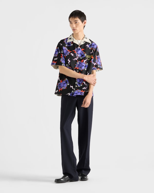 Timecapsule printed cotton shirt Timecapsule printed cotton shirt