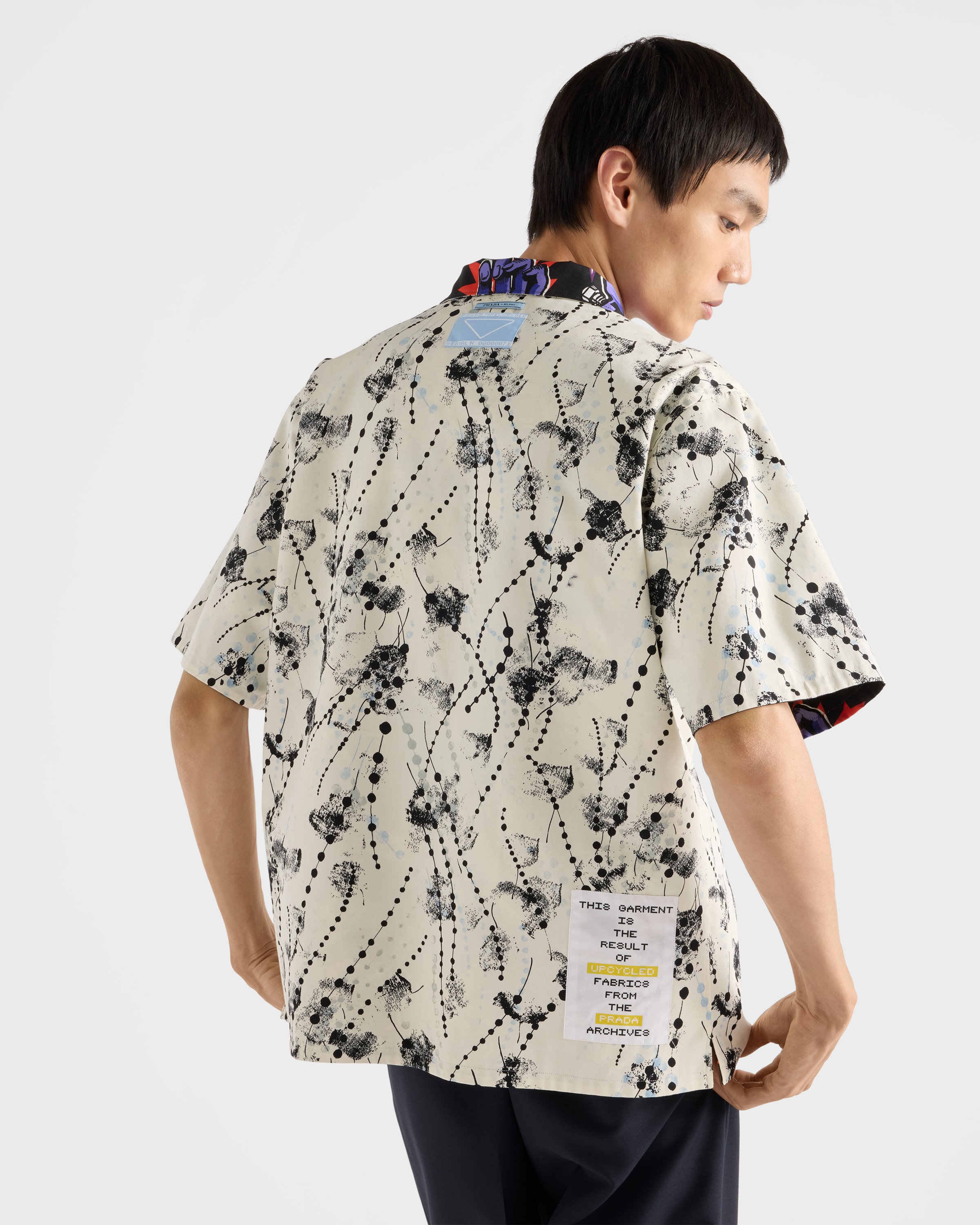 Timecapsule printed cotton shirt