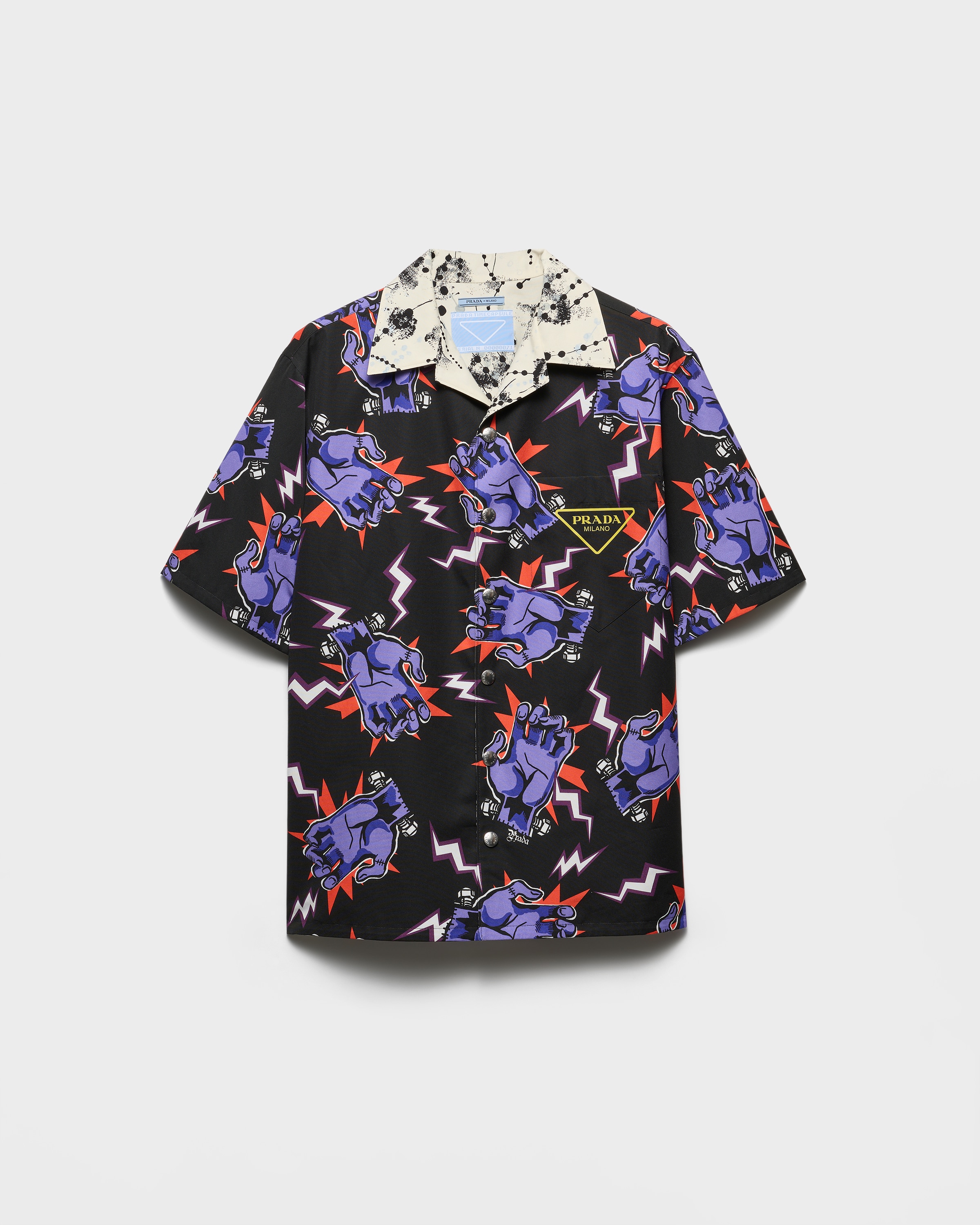 Timecapsule printed cotton shirt