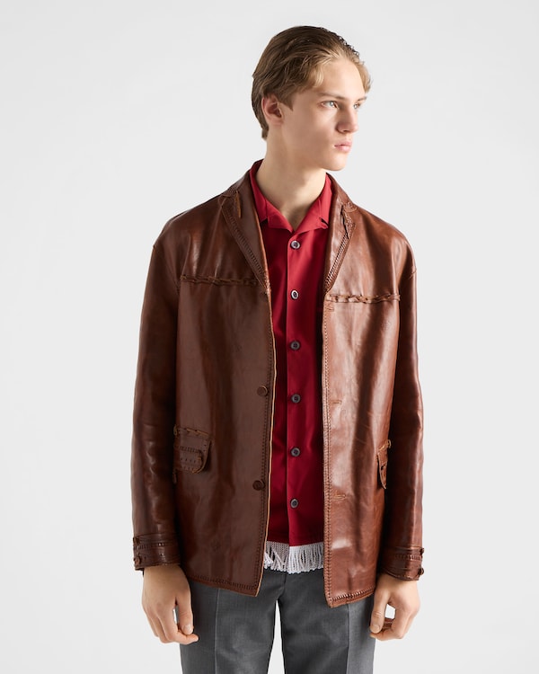 Cotton blend fringed bowling shirt - Ruby Red Cotton blend fringed bowling shirt - Ruby Red