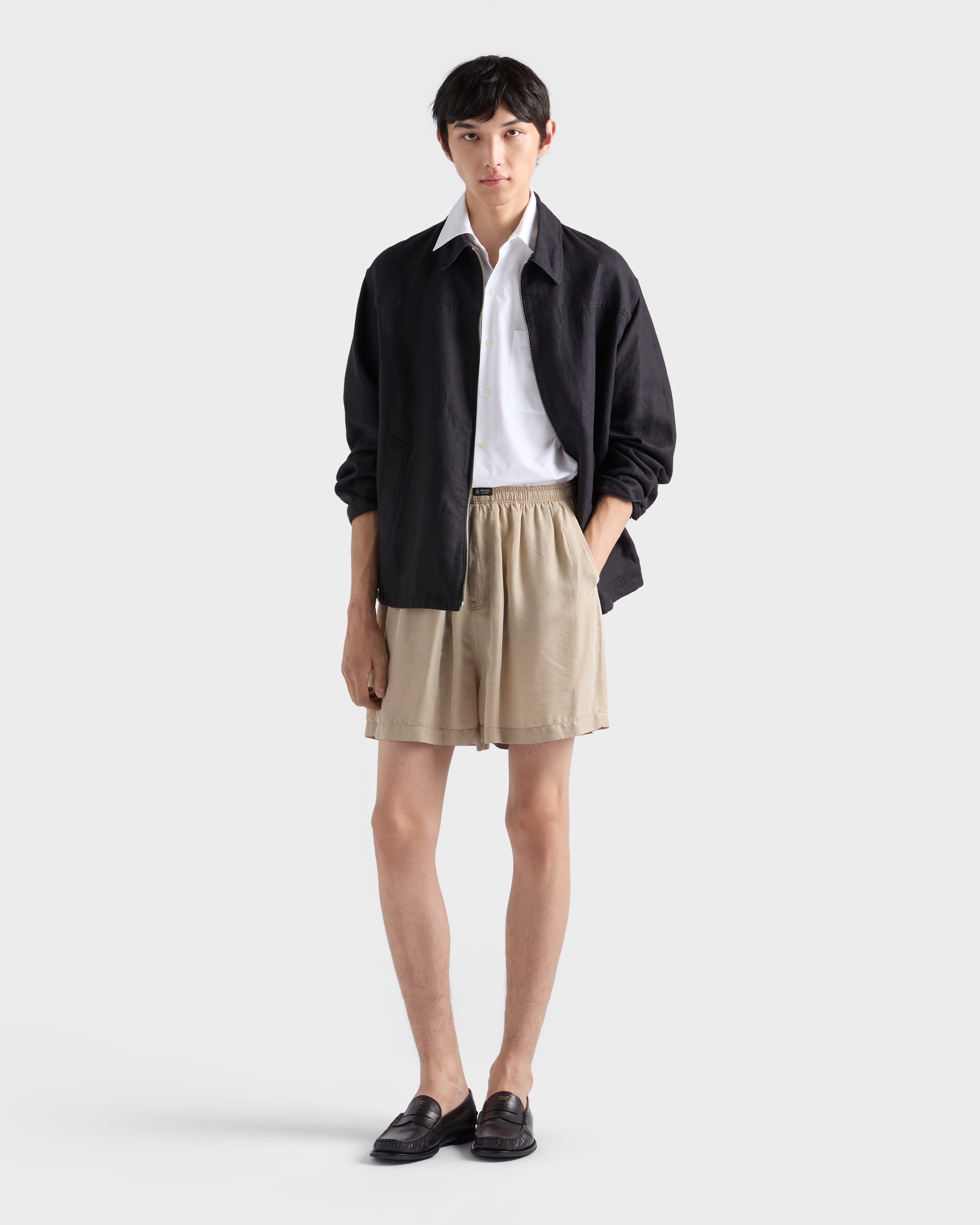 White Cotton Shirt | PRADA - United States