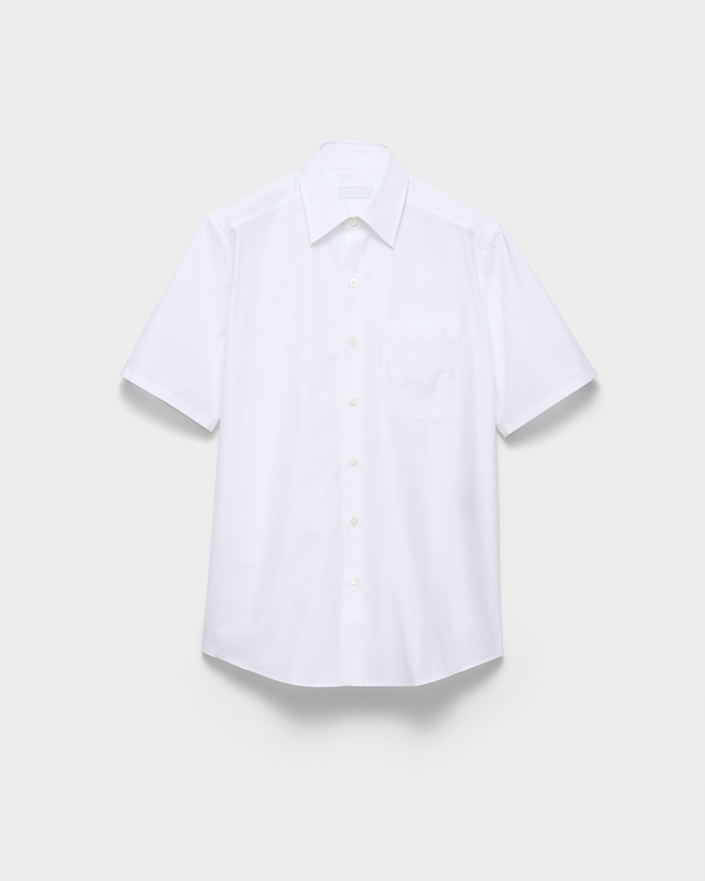 White Cotton Shirt | PRADA - United States