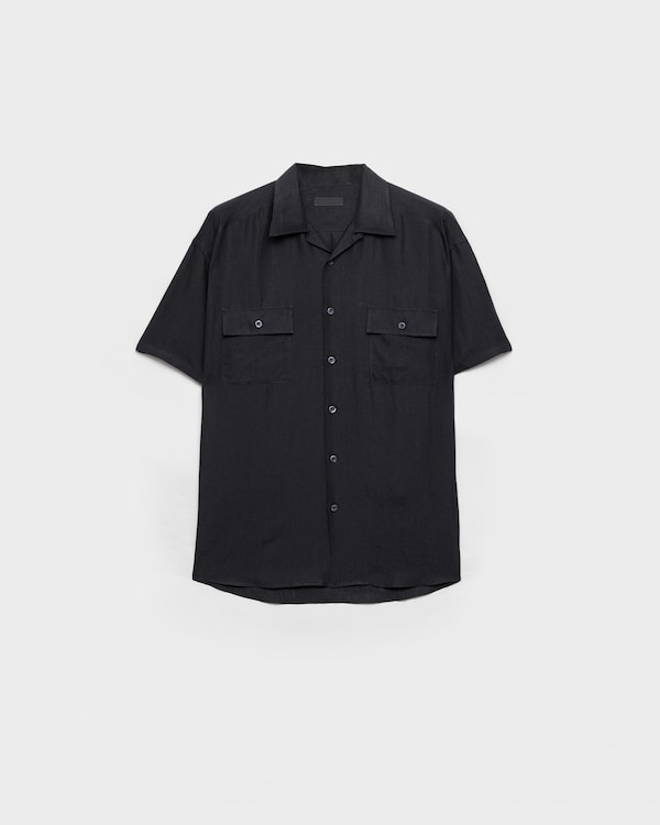 Linen shirt - Black Linen shirt - Black