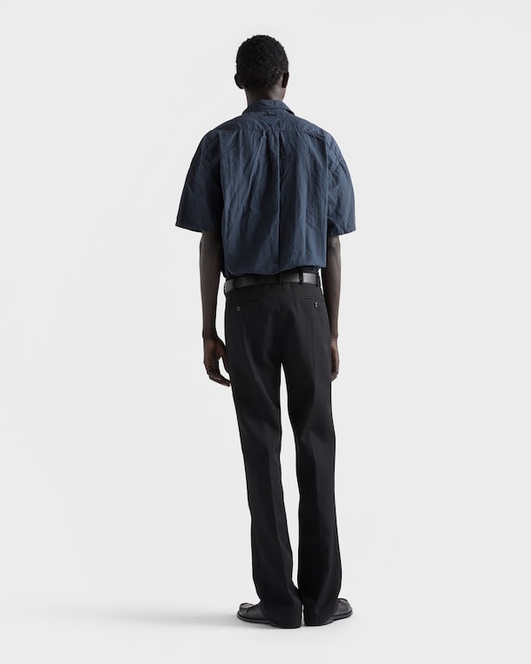 Cotton blend shirt - Navy Cotton blend shirt - Navy