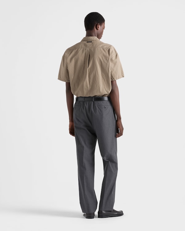 Chemise en mélange de coton - Gris argile Chemise en mélange de coton - Gris argile