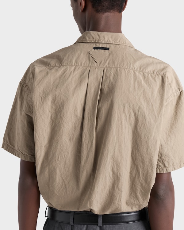 Chemise en mélange de coton - Gris argile Chemise en mélange de coton - Gris argile