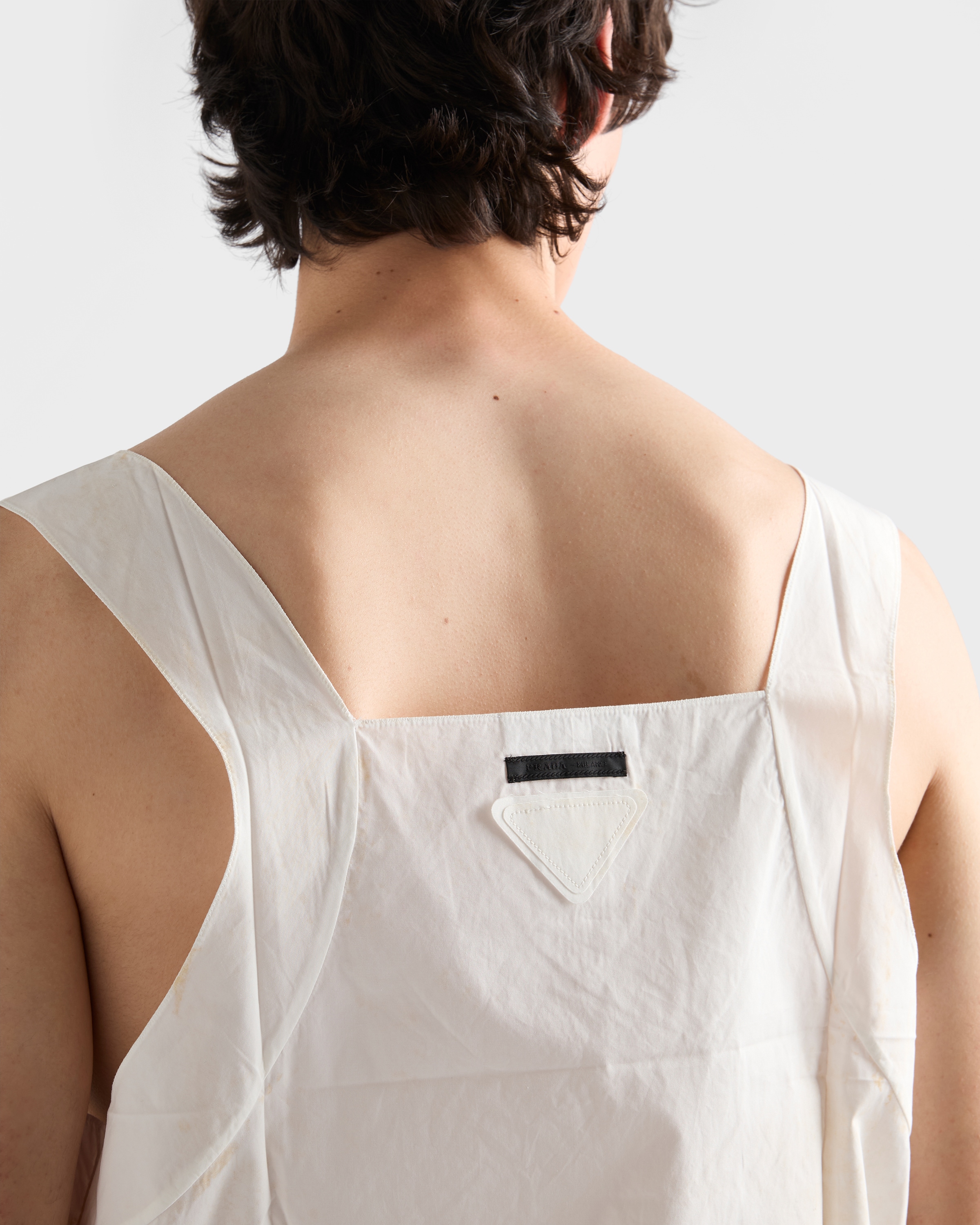 White Cotton Top | PRADA - United States