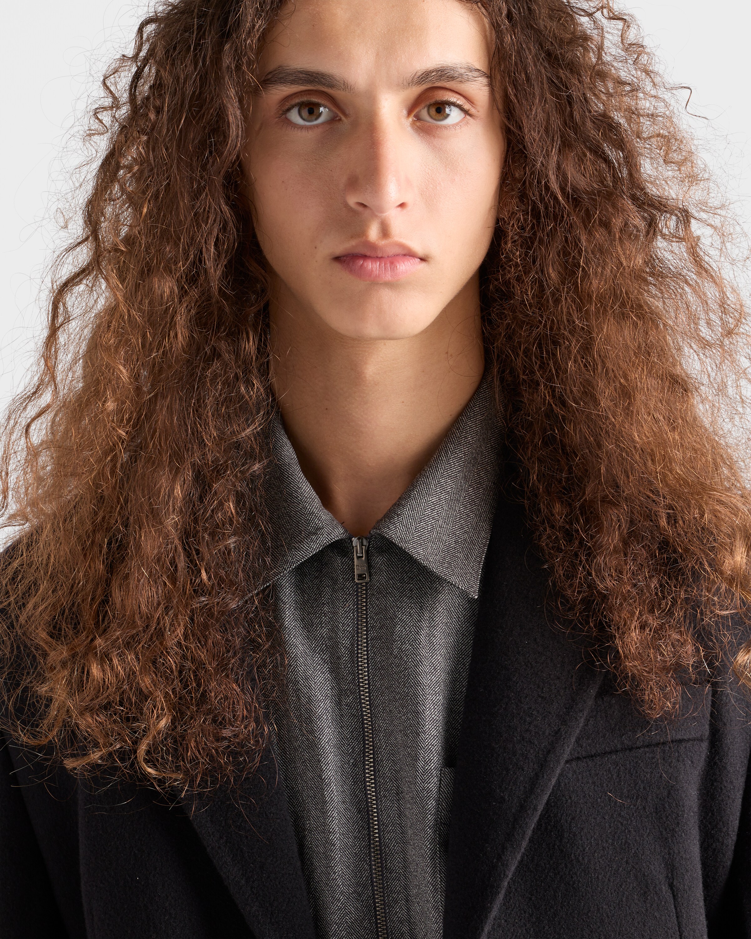 Prada Single-breasted Cashmere Jacket In Black