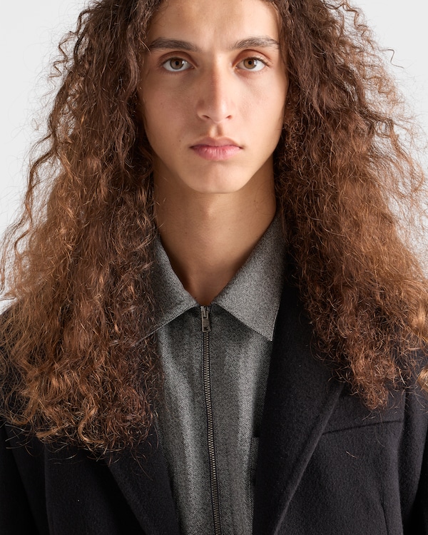 单排扣羊绒外套 单排扣羊绒外套