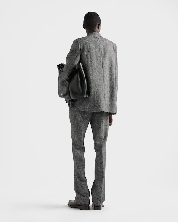 Single-breasted wool jacket - Slate Gray Single-breasted wool jacket - Slate Gray