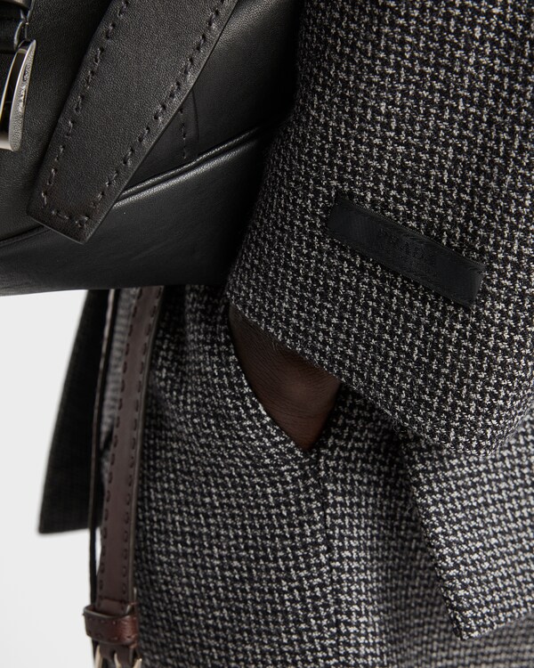 Single-breasted wool jacket - Slate Gray Single-breasted wool jacket - Slate Gray