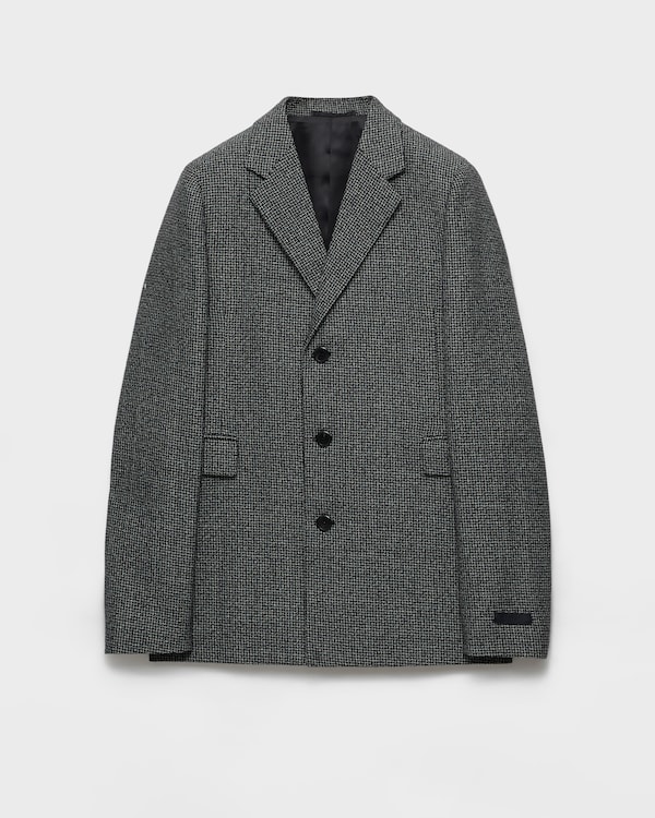 Single-breasted wool jacket - Slate Gray Single-breasted wool jacket - Slate Gray