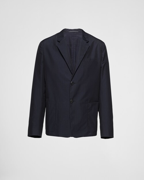 Prada Single-breasted cotton jacket 1