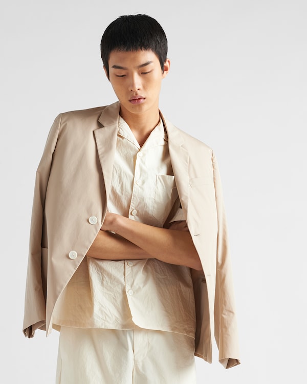 Single-breasted cotton jacket Single-breasted cotton jacket