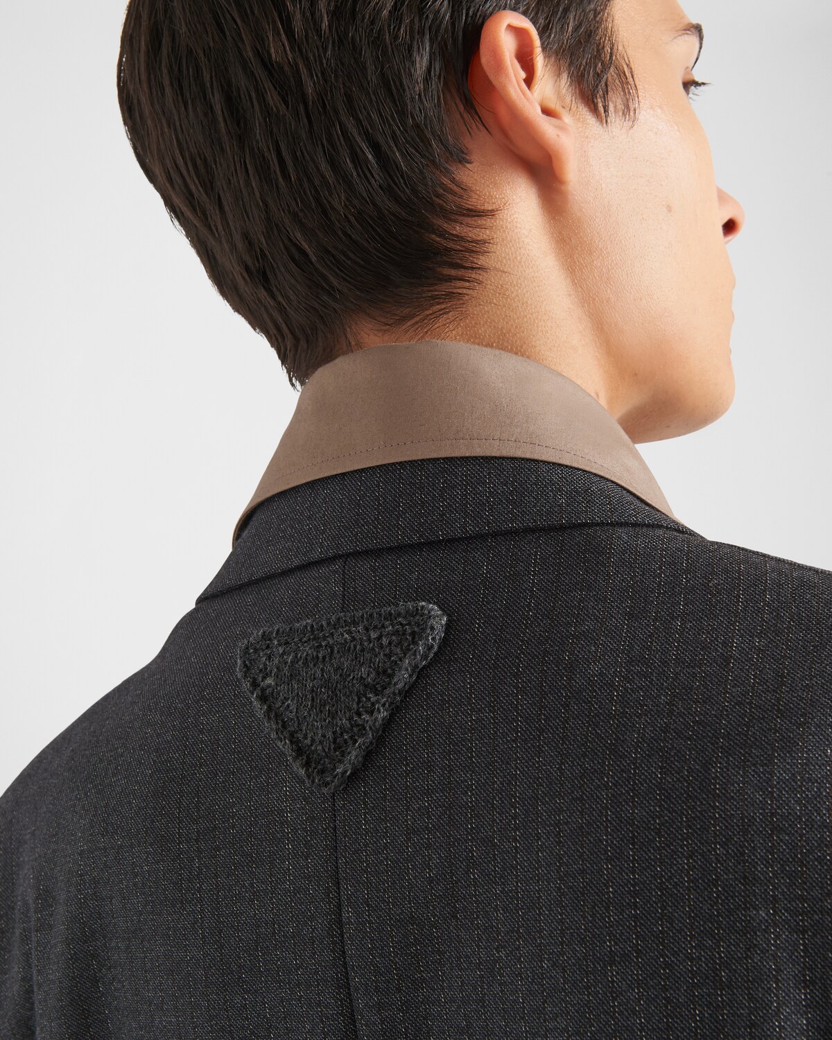 18662 Standing Collar Hooded Coat - Anthracite