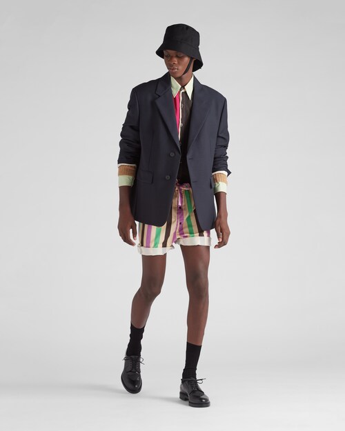Prada Single\u002Dbreasted wool and mohair jacket 2