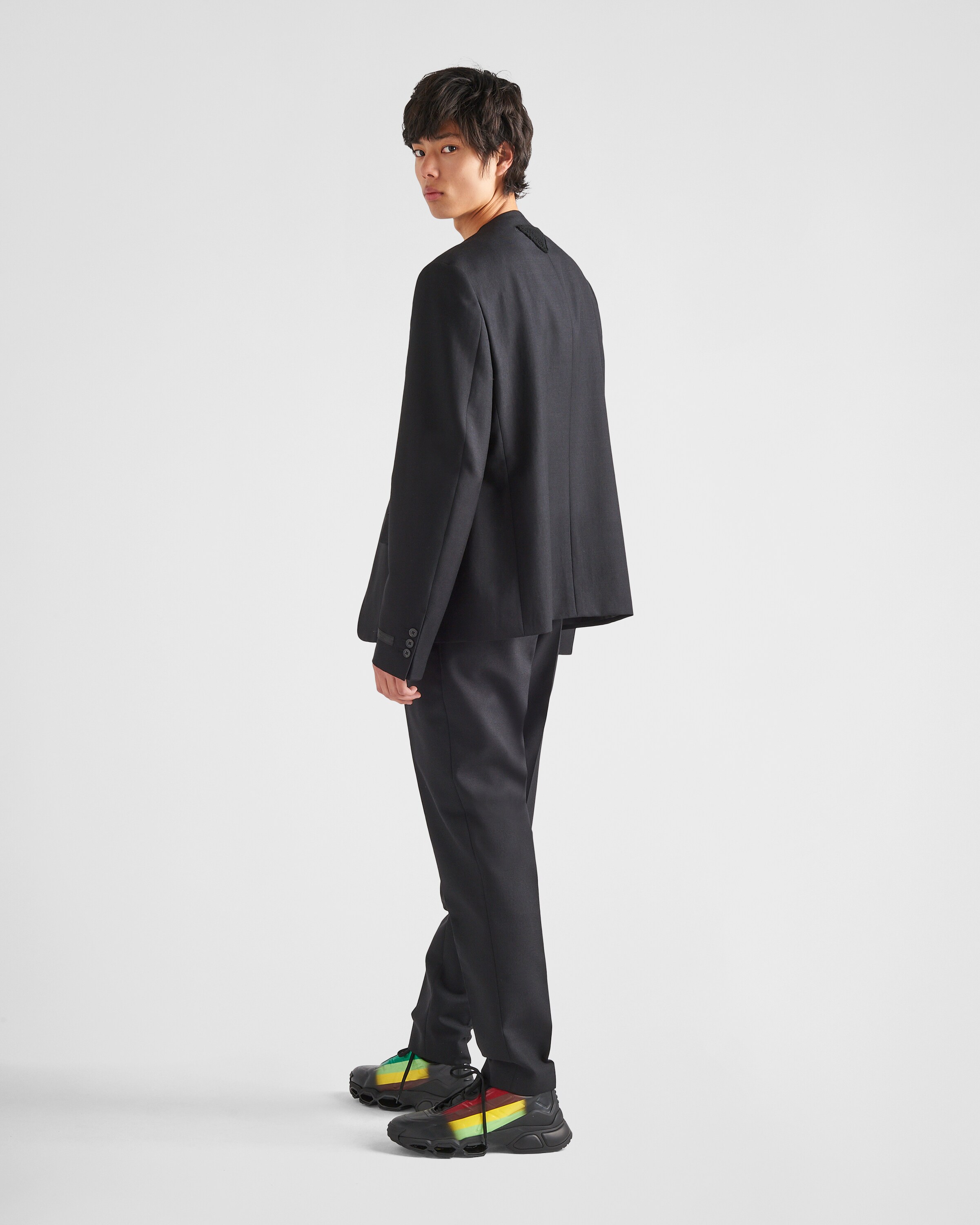 Prada Single\u002Dbreasted mohair wool jacket 5