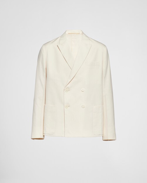 Prada Veste croisée en coton 1