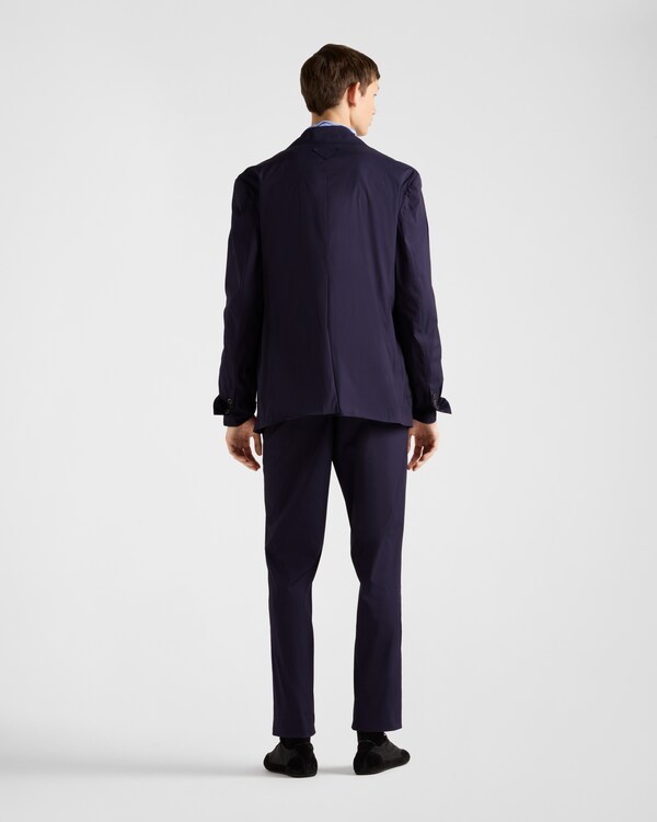 Veste droite en coton mélangé Veste droite en coton mélangé