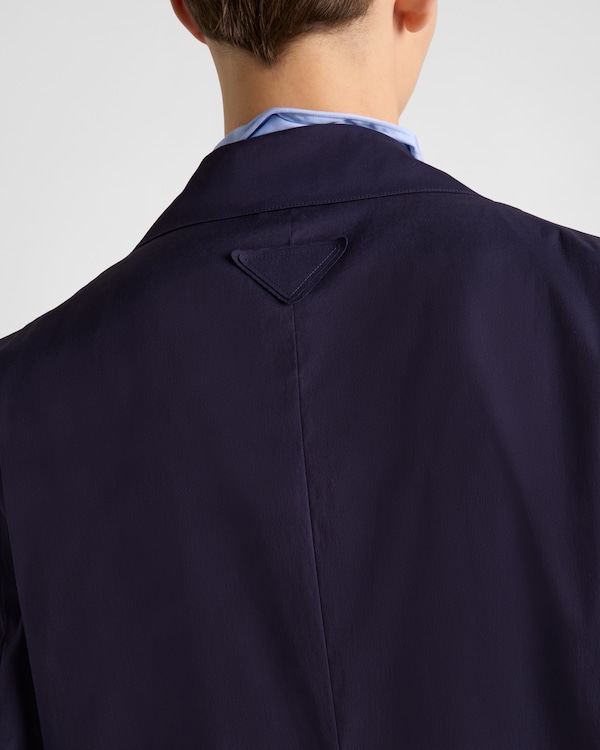 Veste droite en coton mélangé Veste droite en coton mélangé