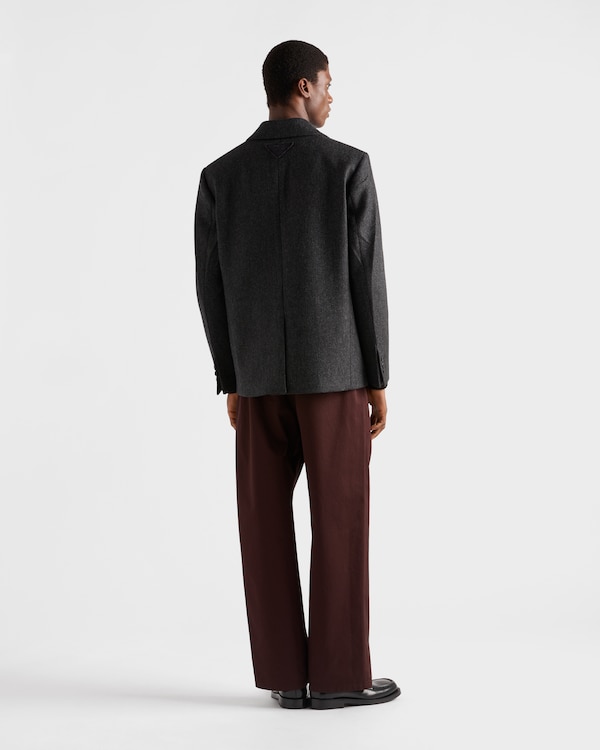 Single-breasted wool jacket Single-breasted wool jacket