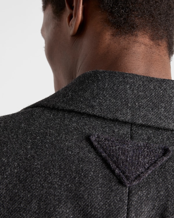 Single-breasted wool jacket Single-breasted wool jacket