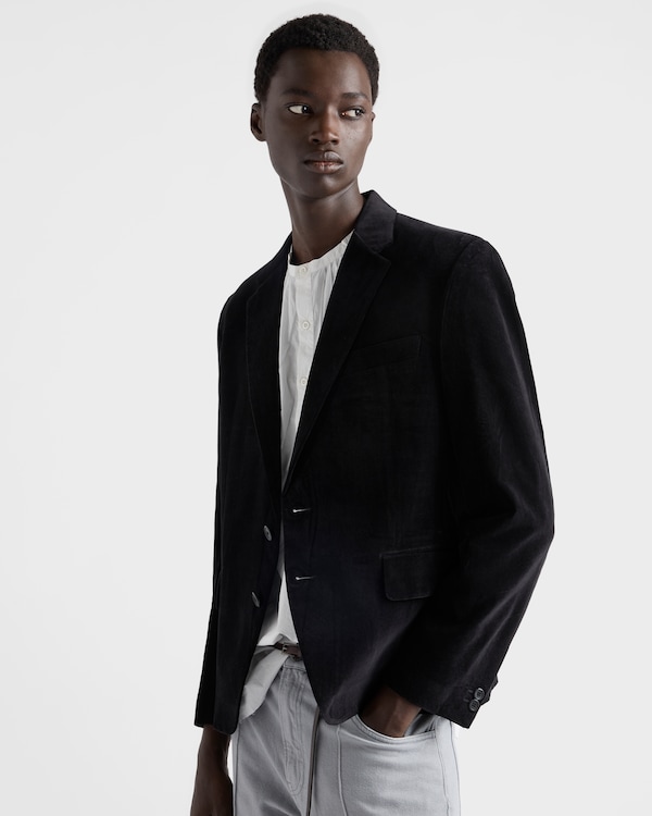 Veste droite en coton Veste droite en coton