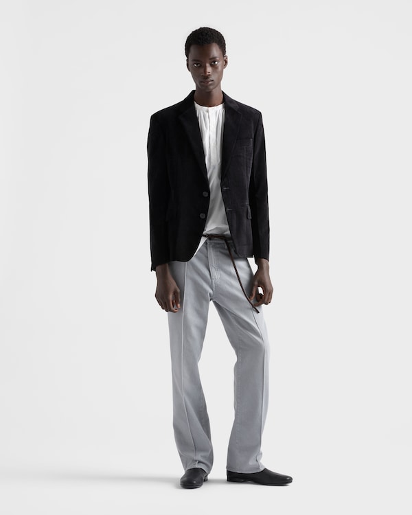 Veste droite en coton Veste droite en coton