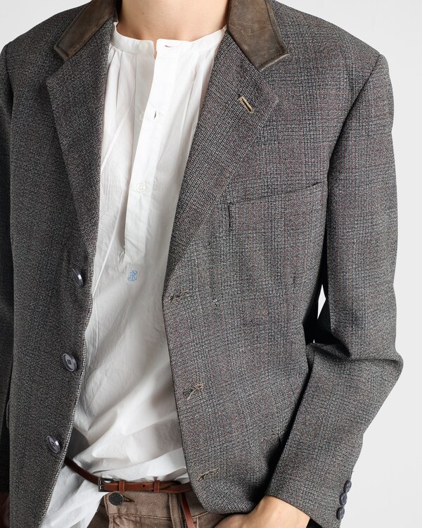 Veste droite en laine Veste droite en laine