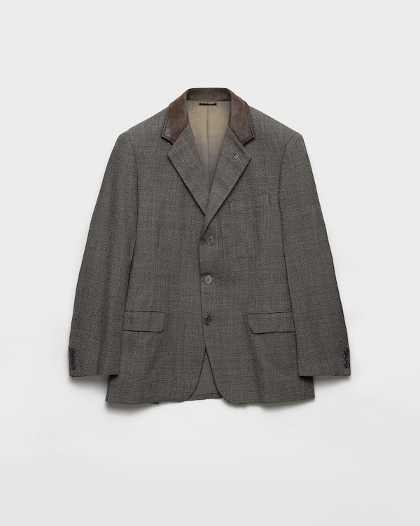 Veste droite en laine Veste droite en laine