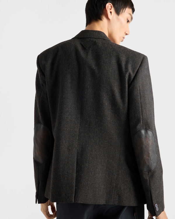 Single-breasted wool jacket - Ebony Single-breasted wool jacket - Ebony