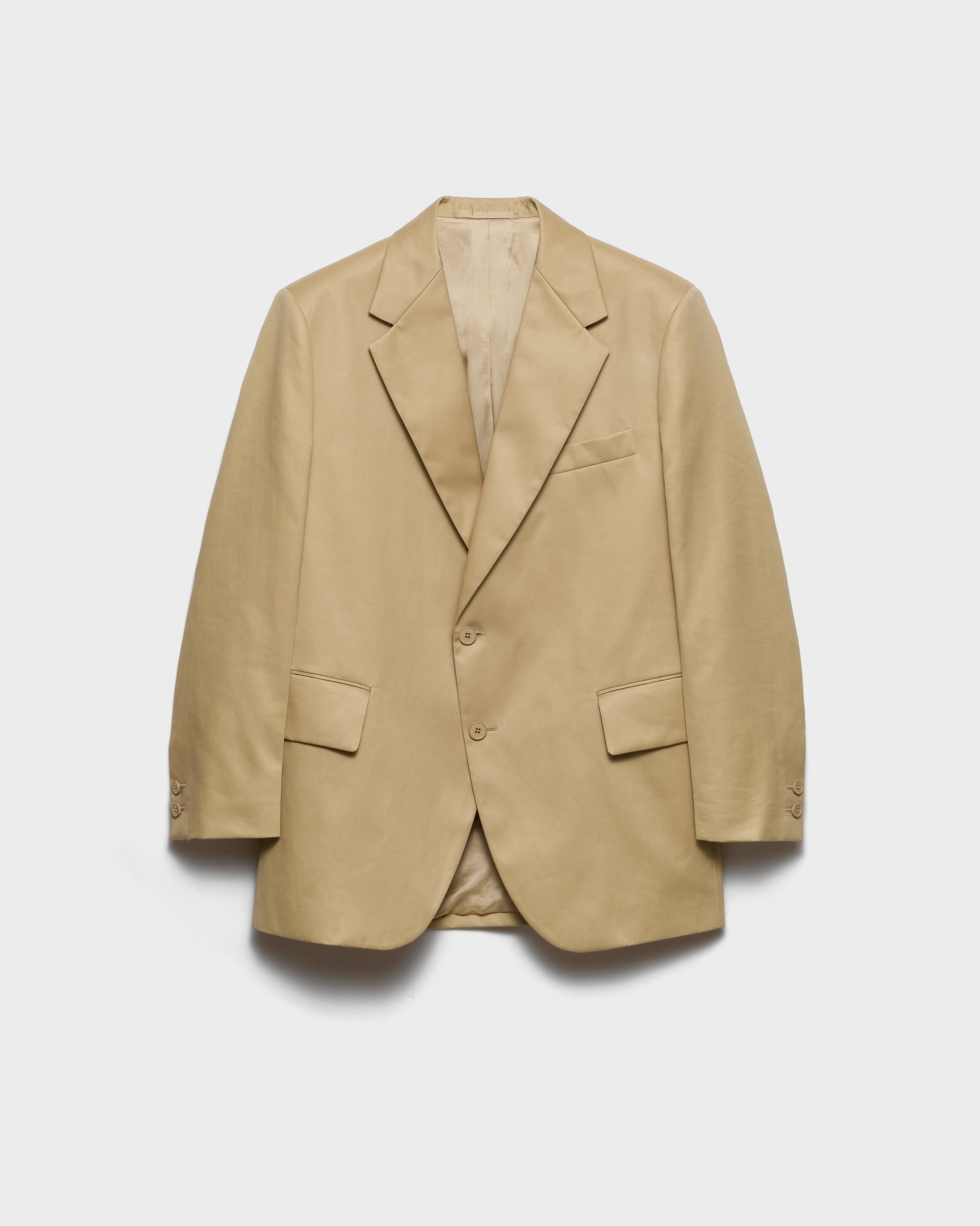 Single-breasted cotton jacket