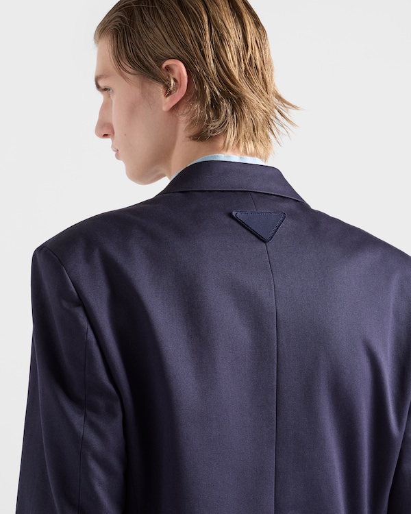 Veste croisée en coton - Bleu Veste croisée en coton - Bleu