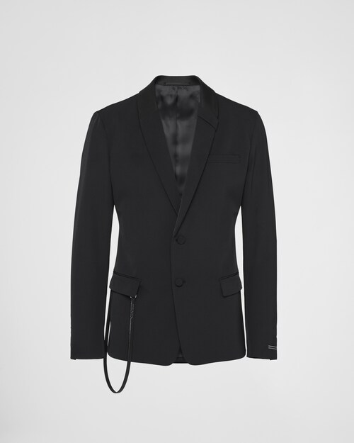 Prada 单排扣弹力织物外套 1