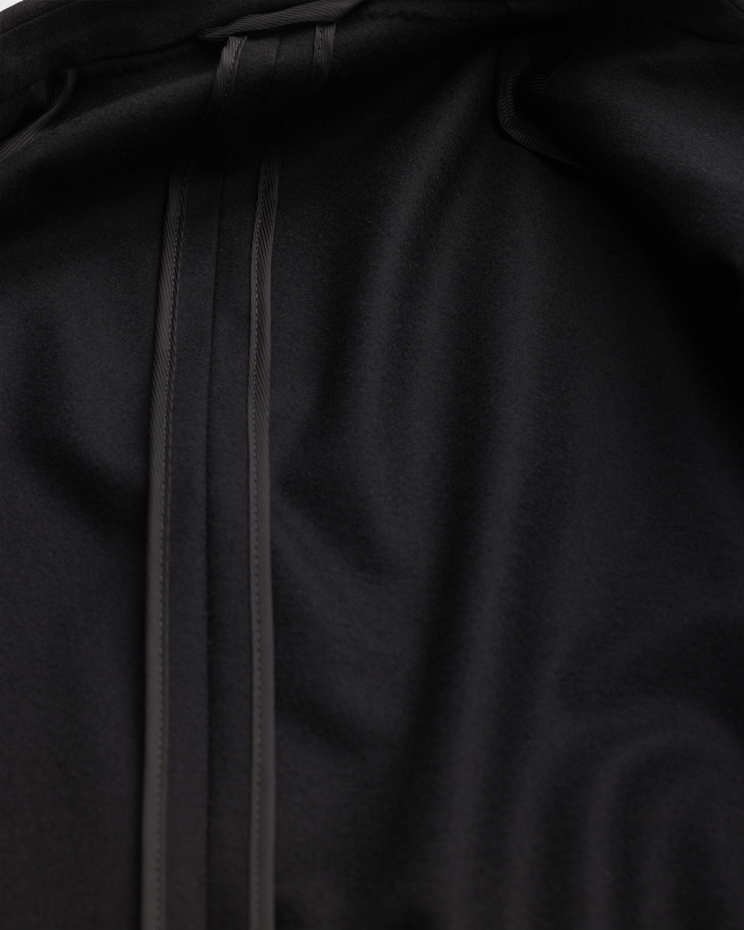 Single-breasted wool blend jacket