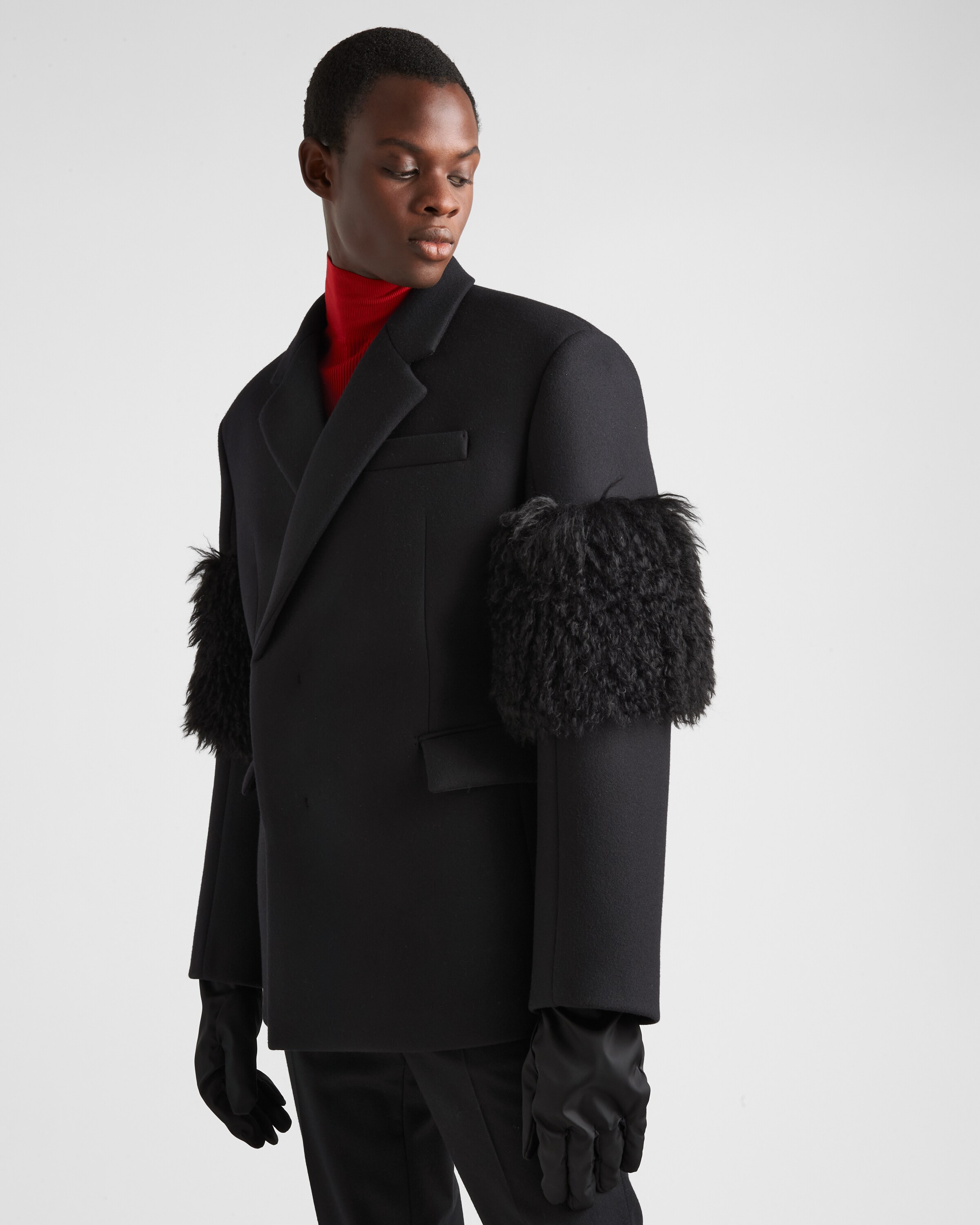 Prada Double\u002Dbreasted wool jacket 3