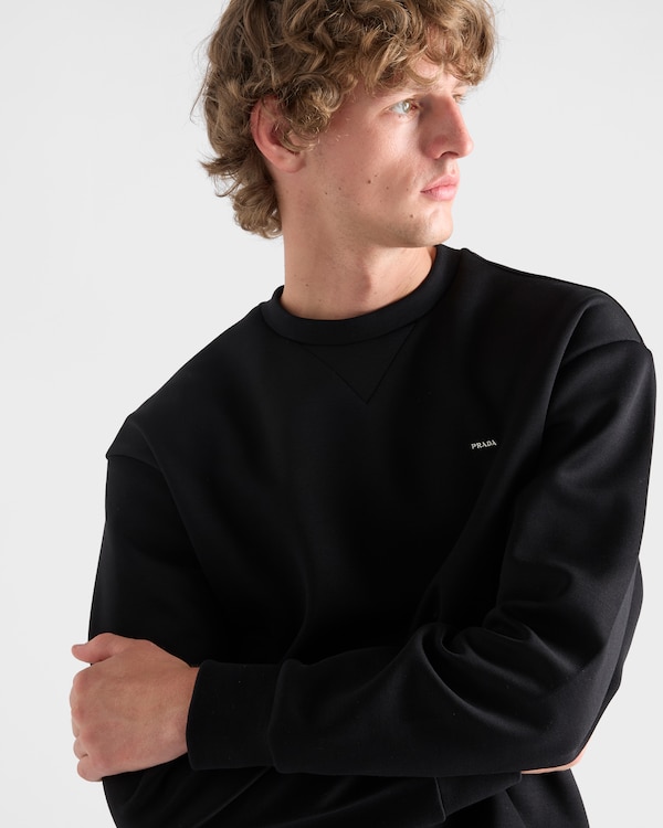 Jersey sweatshirt - Black Jersey sweatshirt - Black