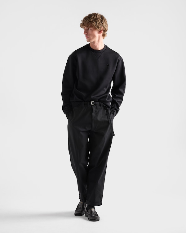 Jersey sweatshirt - Black Jersey sweatshirt - Black