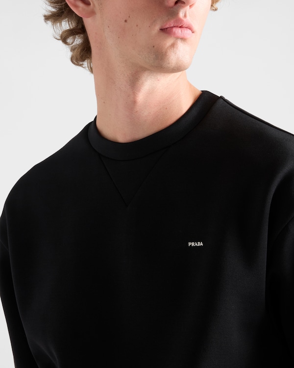 Jersey sweatshirt - Black Jersey sweatshirt - Black