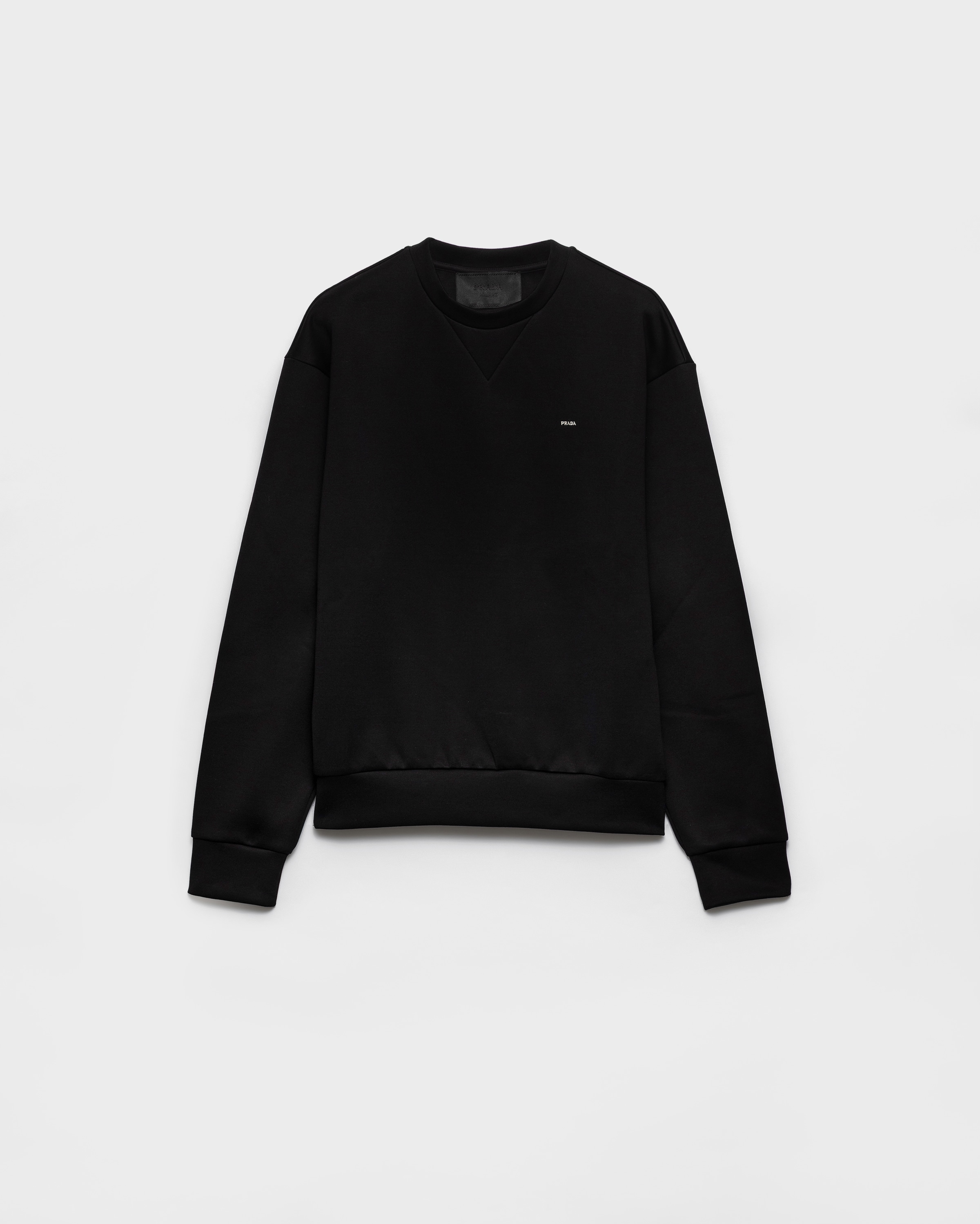 Black Jersey Sweatshirt | PRADA - Turkey