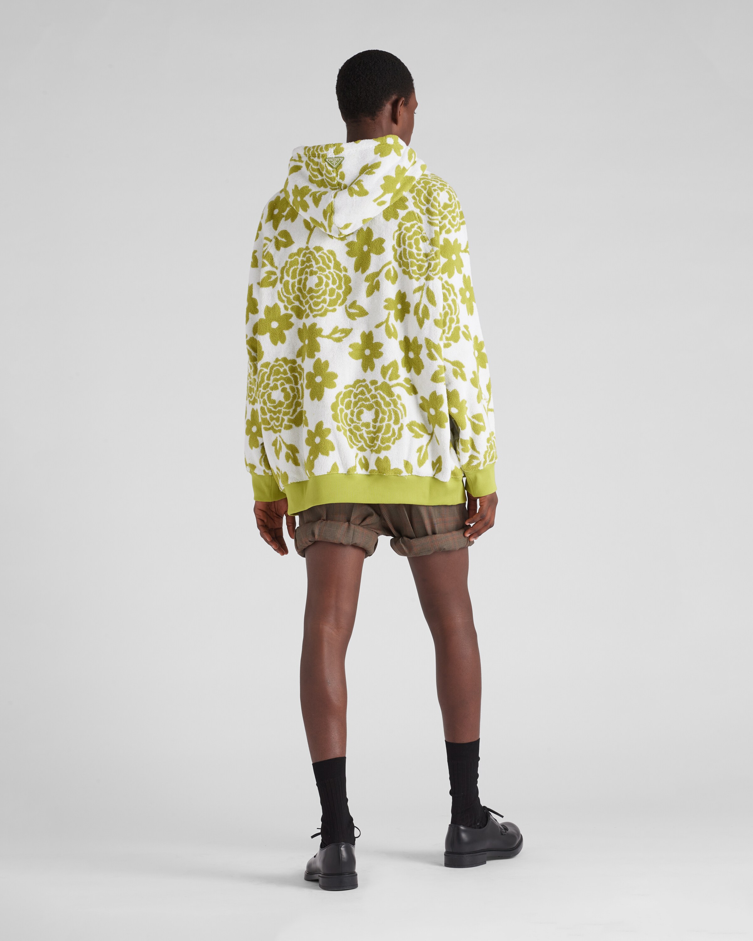 Prada Jacquard terrycloth hoodie 5