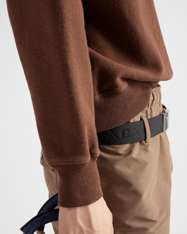 Cotton fleece sweatshirt - Tobacco Cotton fleece sweatshirt - Tobacco