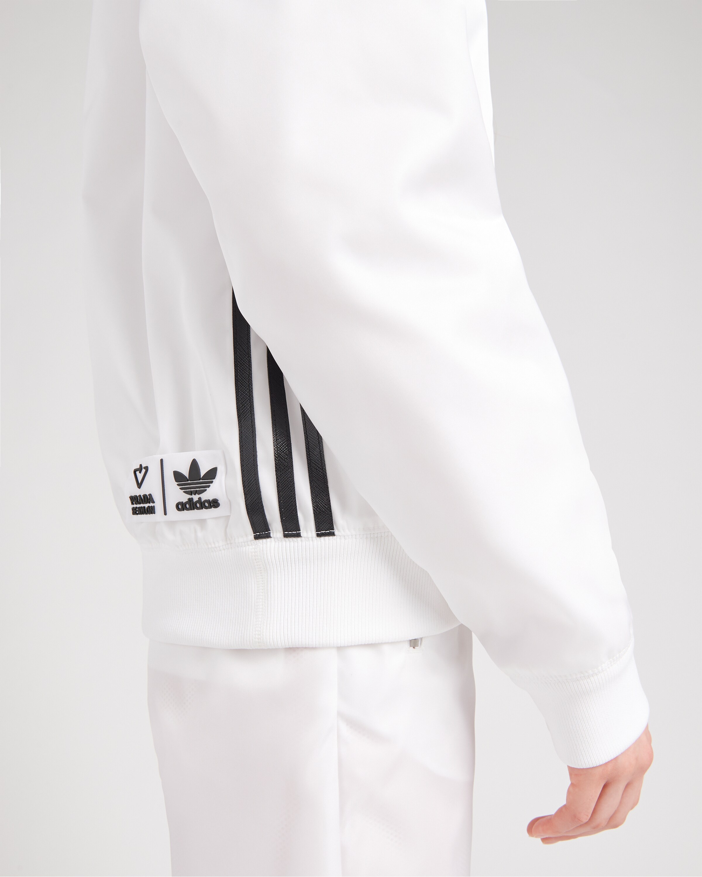 ホワイト adidas for Prada Re-Nylon スウェットシャツ | Prada ホワイト adidas for Prada Re-Nylon スウェットシャツ | Prada