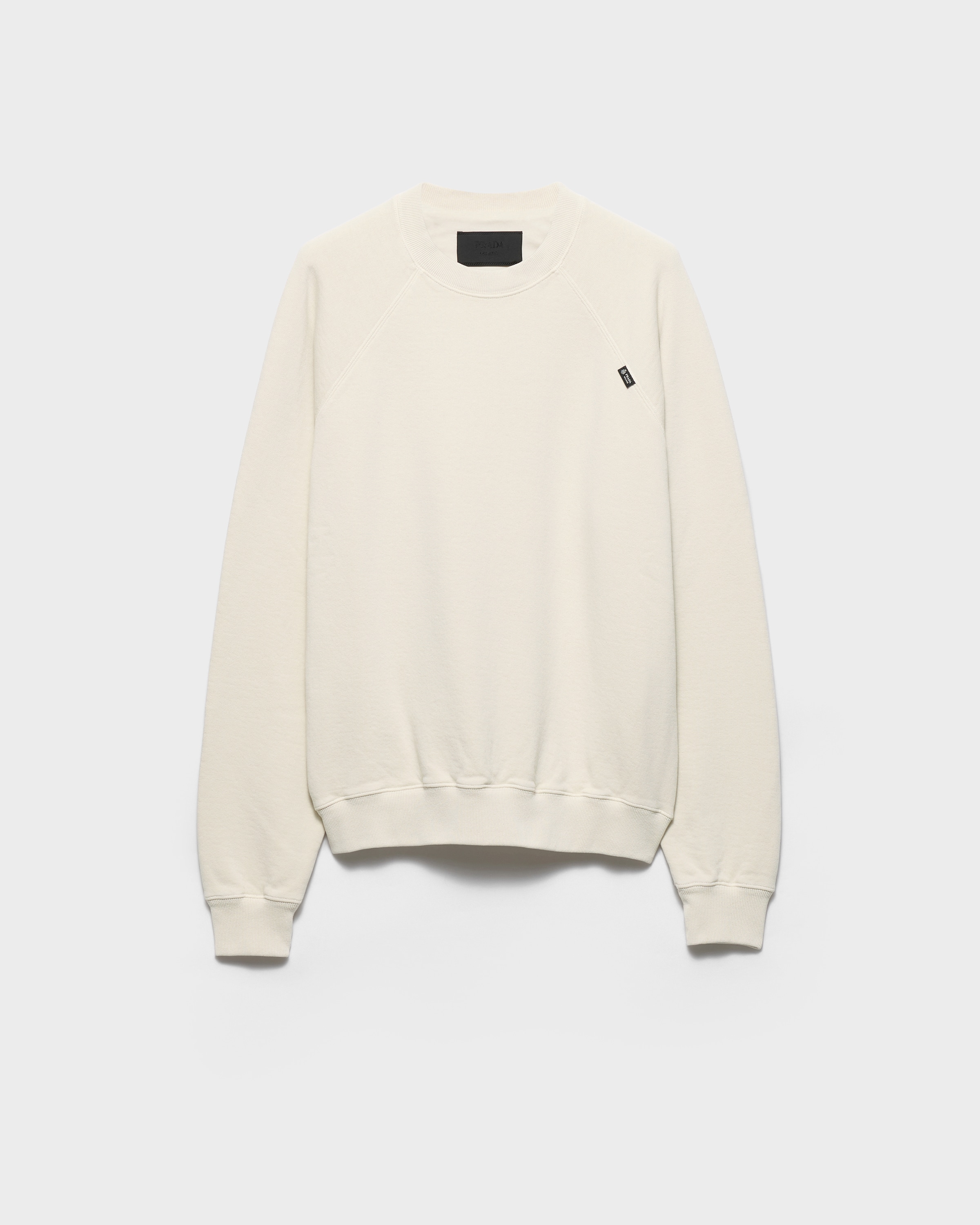 Cotton crew-neck sweatshirt