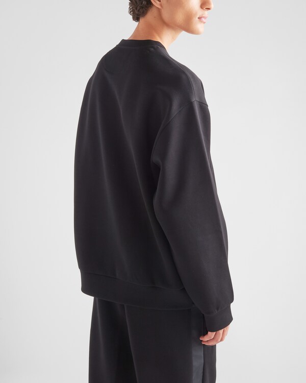 Technical cotton sweatshirt Technical cotton sweatshirt