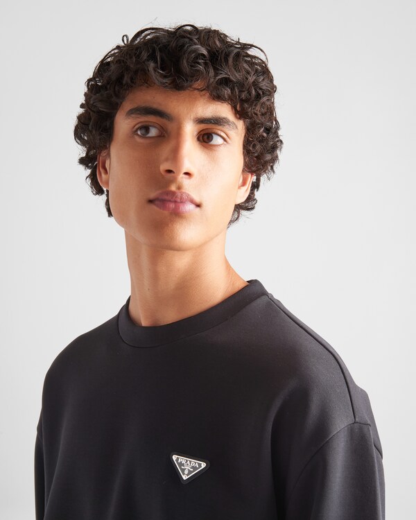 Technical cotton sweatshirt Technical cotton sweatshirt