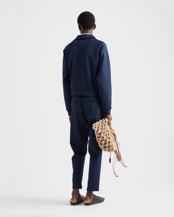 Zippered technical fabric jacket Zippered technical fabric jacket